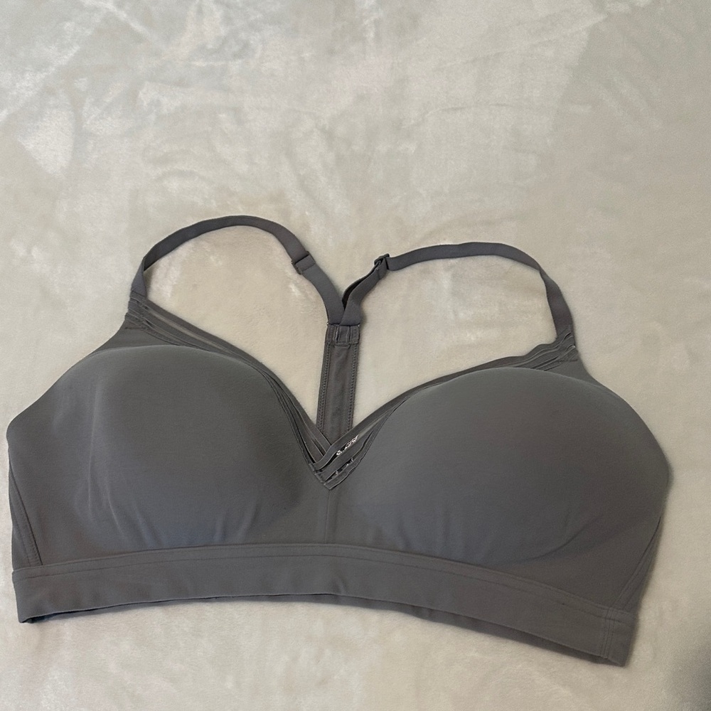 Athleta Gray Sports Bra D-DD - Picture 2 of 9